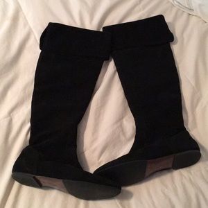 Beautiful "like butter" suede over the knee boots